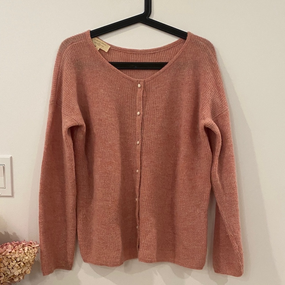 Sézane Rosewood Gaspard Cardigan